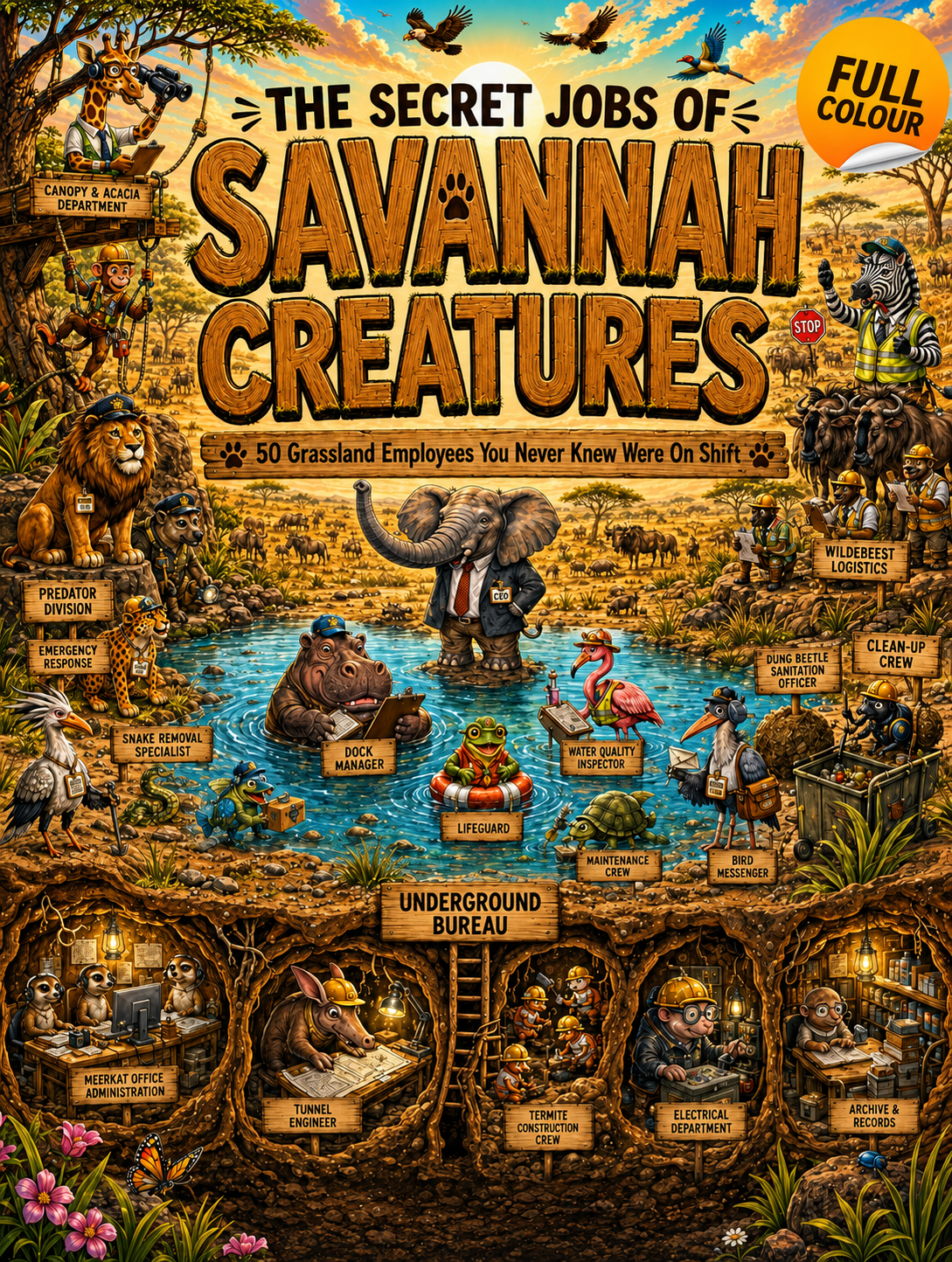 The Secret Jobs of Savannah Creatures