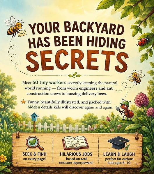 The Secret Jobs of Backyard Creatures