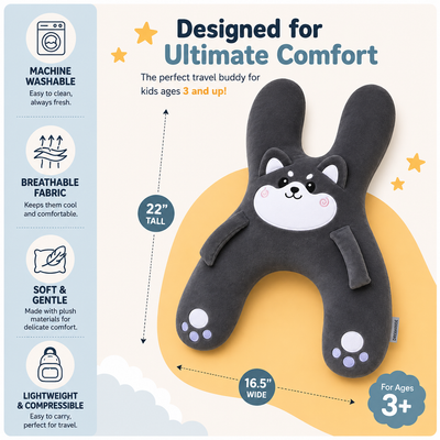 DreamRide™ Kids Car Pillow