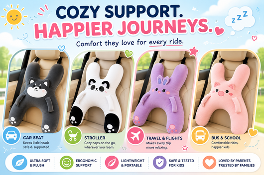 DreamRide™ Kids Car Pillow