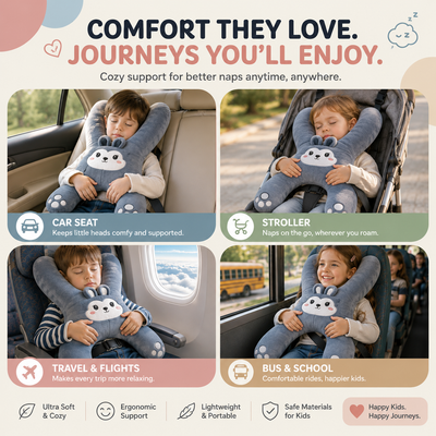 DreamRide™ Kids Car Pillow