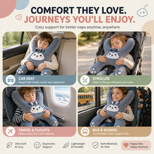 DreamRide™ Kids Car Pillow