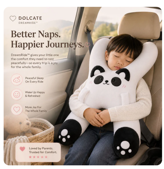 DreamRide™ Kids Car Pillow
