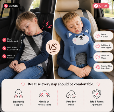 DreamRide™ Kids Car Pillow